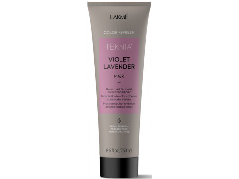 Lakme violetinę spalvą paryškinanti kaukė Teknia Violet Levender Mask 250ml